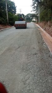Trecho 1 da Estrada do Caetê pronto para ser asfaltado