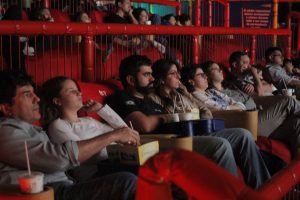 convidados acompanham o filme na sessão Granja Kids do jornal Granja News na Sala junior da Cinépolis do Iguatemi Alphaville