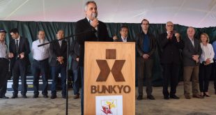 prefeito cláudio goés discursa na abertura do Sakura Matsuri – Festival das Cerejeiras Bunkyos