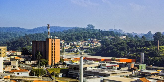 uma vista de cotia durante o dia