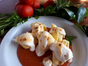 um prato do restaurante tia lina