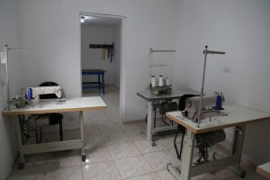sala de costura do centro integrado de cursos