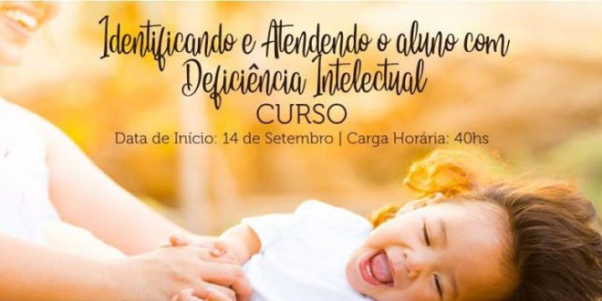 cartaz de divulgação do curso da apae