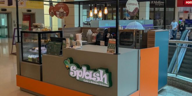 quiosque da Splash no Shopping Granja Viana
