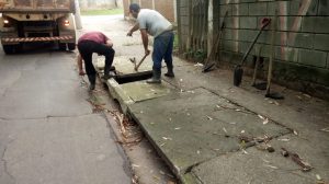 Limpeza na Rua Doutor Ladislau Retti