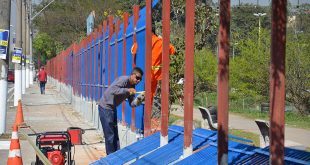 obras no parque dos paturis