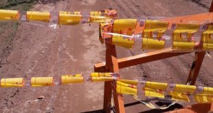 cavalete interditando ponte do são joão novo