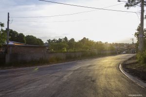 Rua Joaquim Nabuco logo após pavimentação