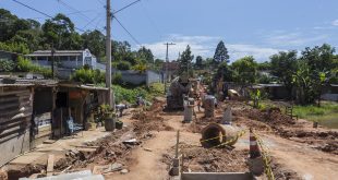 obras de pavimentação da Rua Joaquim Nabuco