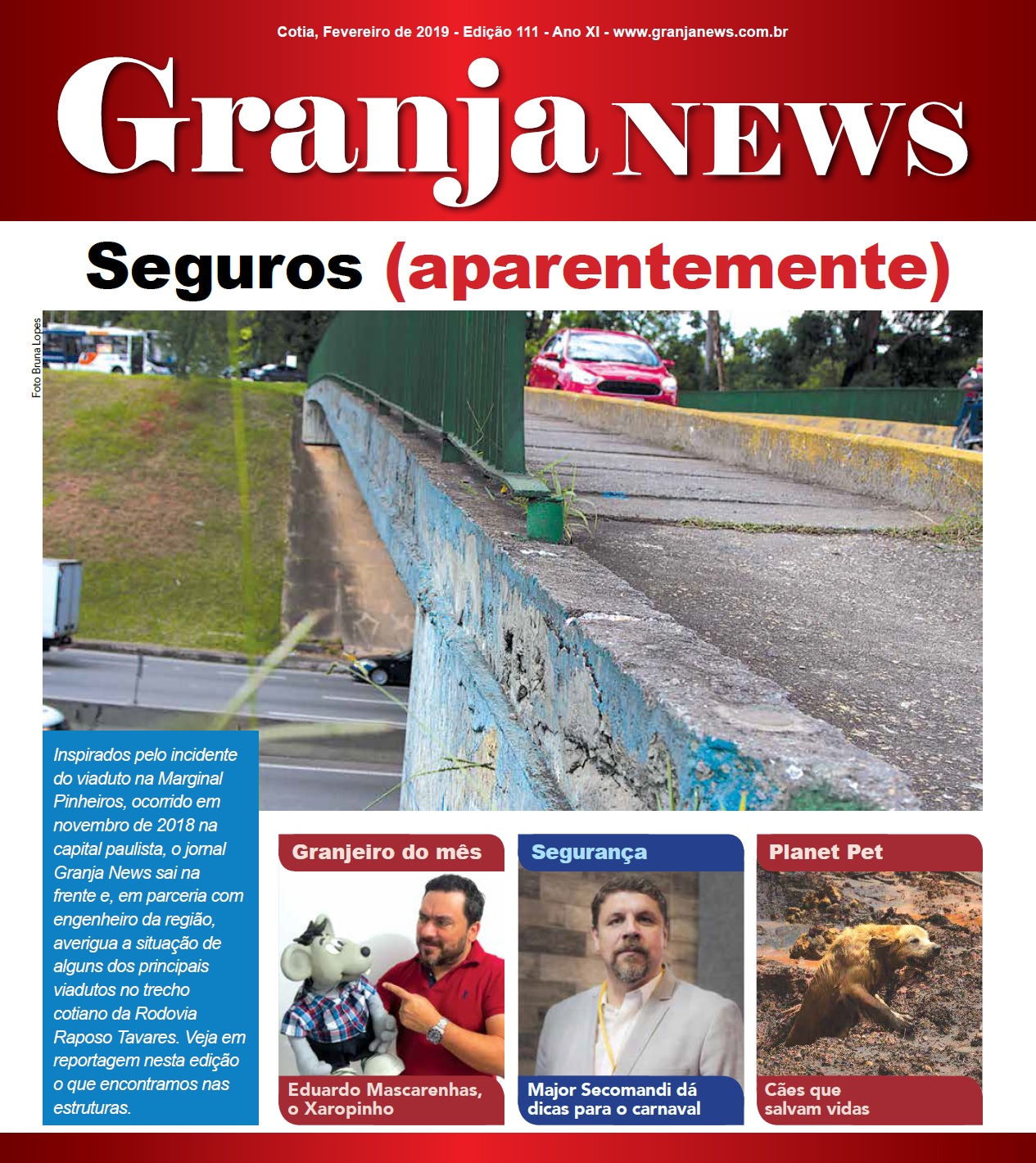 capa da edição 111 do jornal Granja News