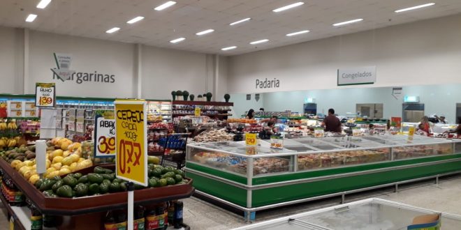 interior de uma unidade do sonda supermercados