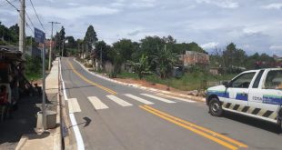 rua joaquim nabuco com sinalização recém pintada