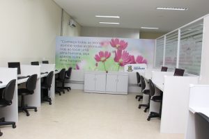 sala administrativa da nova secretaria da saúde de carapicuíba