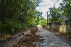 rua roma em obras