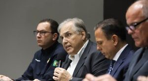 autoridades reunidas para anúncio da Operação Carnaval + Seguro 2019