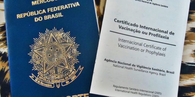 certificado internacional de vacinação