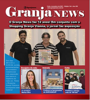capa da edição 144 do jornal Granja News