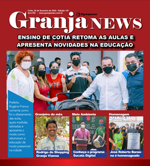 capa da edição 147 do jornal Granja News