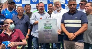 Prefeito Welington Formiga inaugura Arena Miguel Mirizola em Cotia
