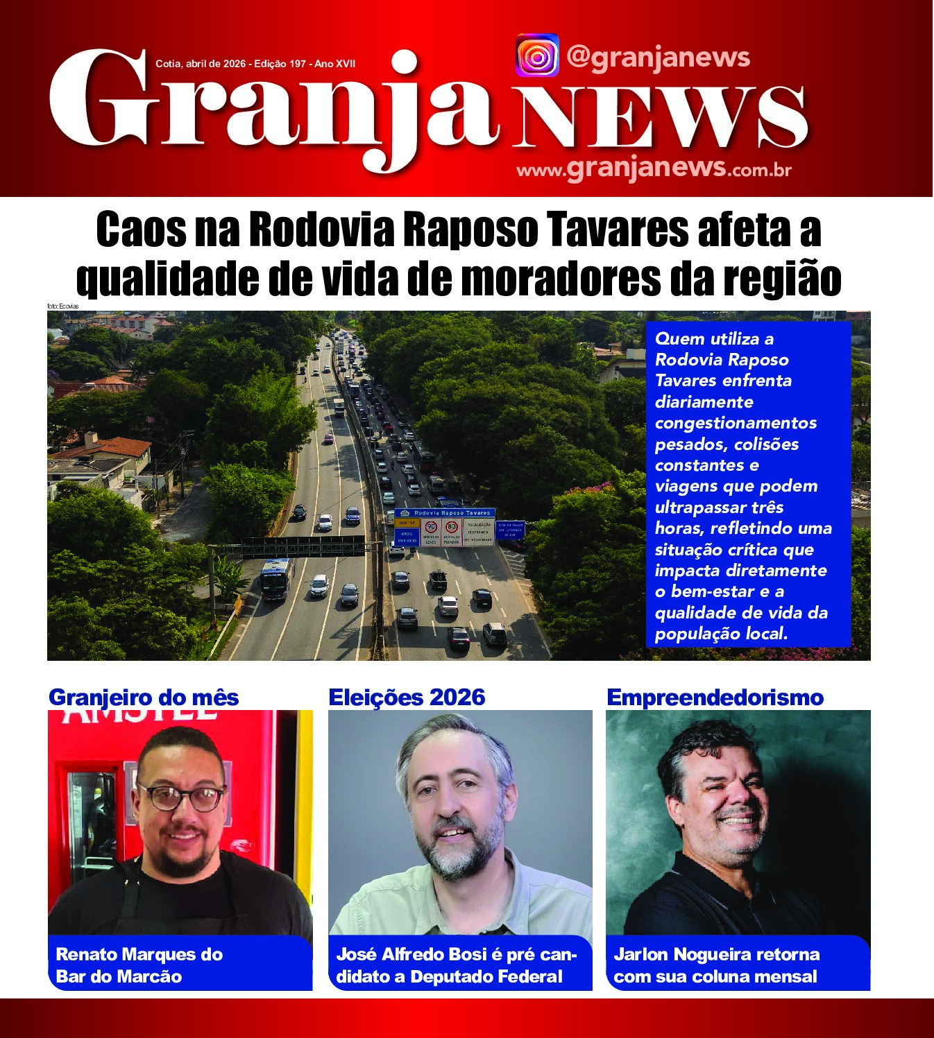 capa da edição 191 do jornal Granja News