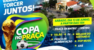 Convocados para torcer: Cotia terá transmissão dos jogos do Brasil na Praça da Matriz