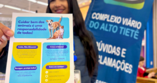 Campanha de proteção animal segue como prioridade no Rodoanel Leste com apoio do Posto Itinerante