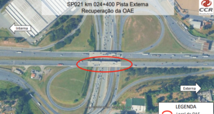 RodoAnel Oeste avança para nova etapa das obras de recuperação de viaduto no km 24,4 em Osasco