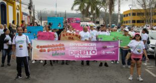 Caminhada vai celebrar o “Dia da Pessoa Idosa” no próximo dia 3